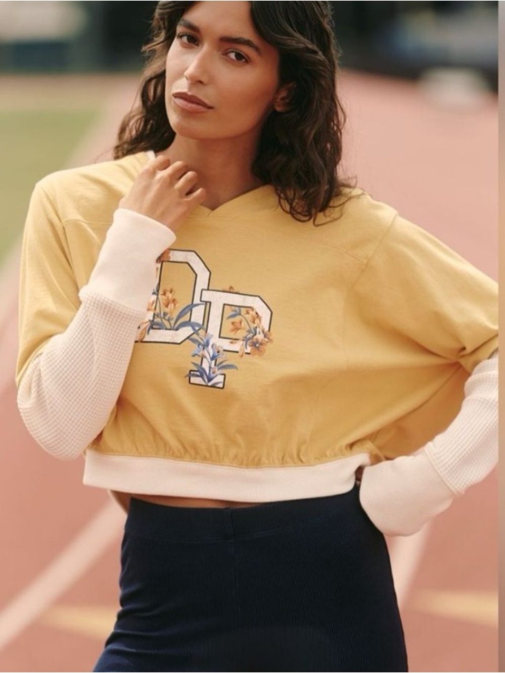 Daily Practice Coin Toss Crop Top